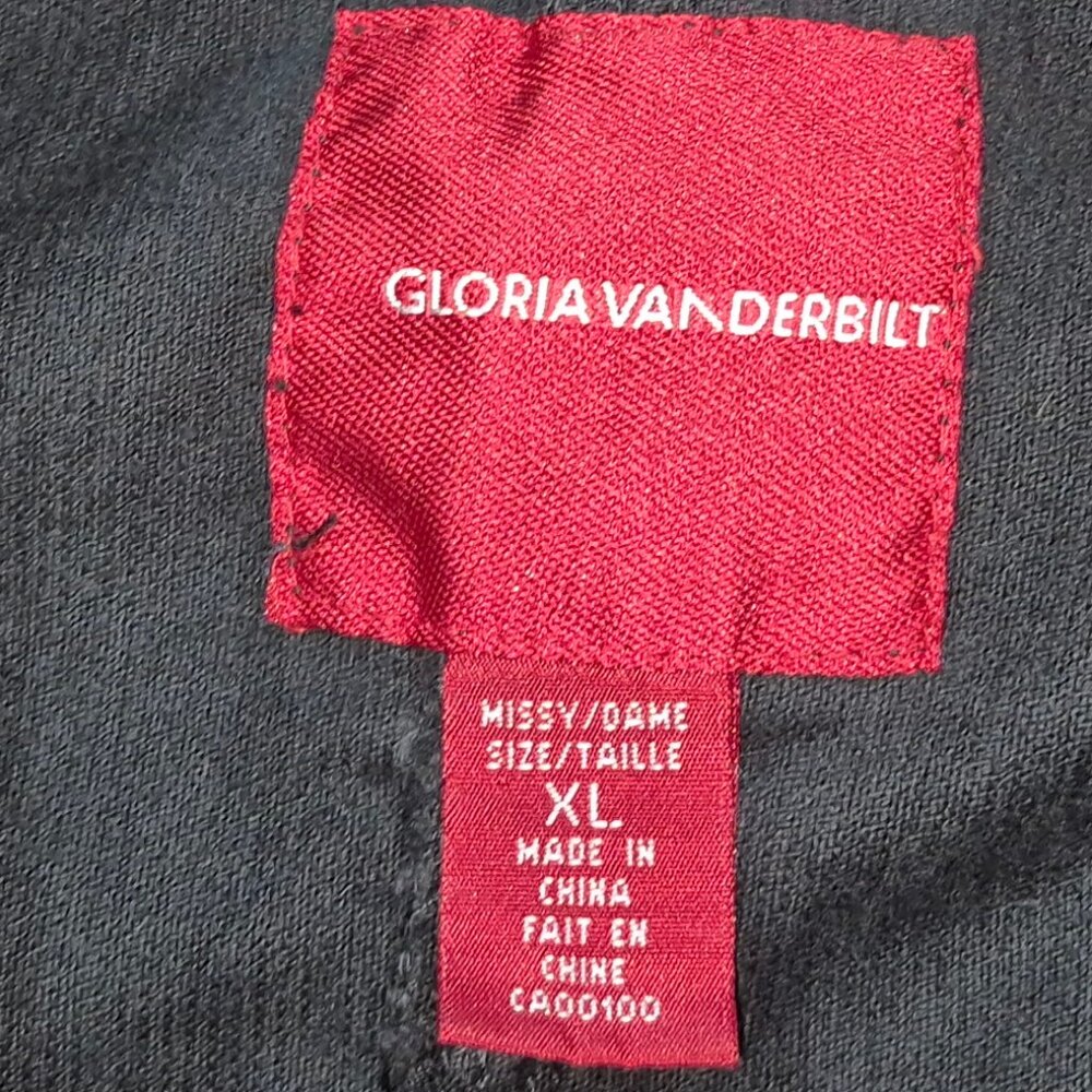 Gloria Vanderbilt Black Cordouroy Women's Blazer size XL Retro Regular Elegant* - Picture 3 of 12